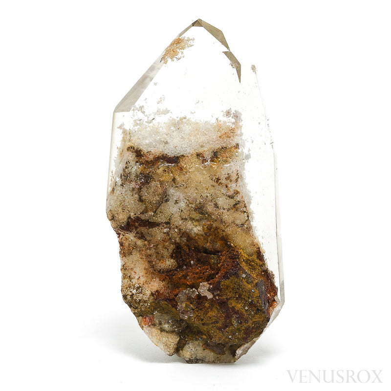 Lodalite Quartz Part Polished/Part Natural Point from Brazil | Venusrox