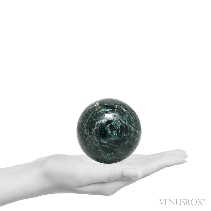 Blue Apatite Polished Sphere from Madagascar | Venusrox