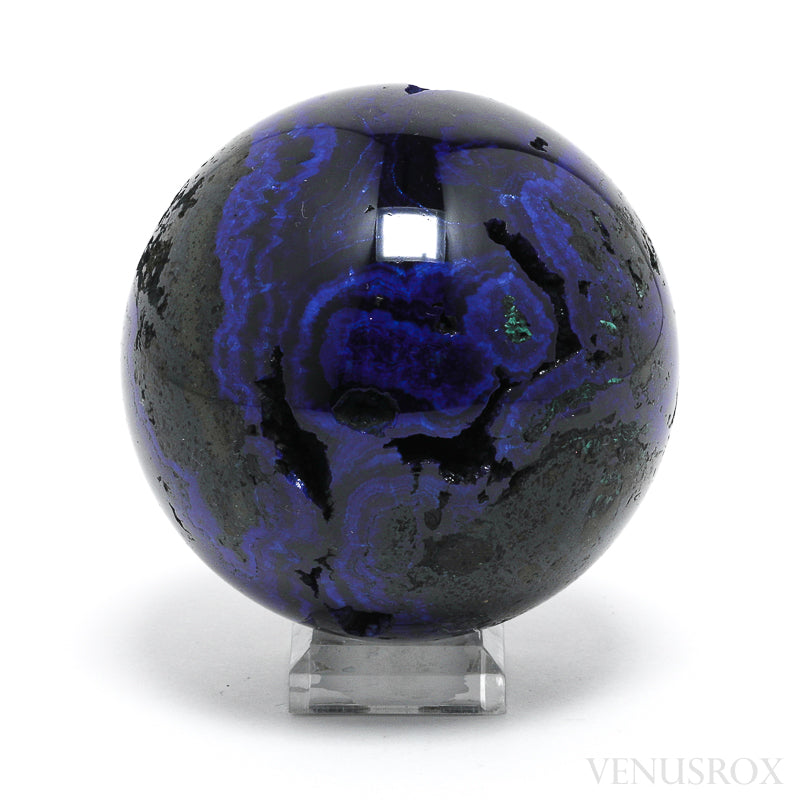 Azurite with Matrix Sphere from the Altai Mountains, Siberia, Russia | Venusrox