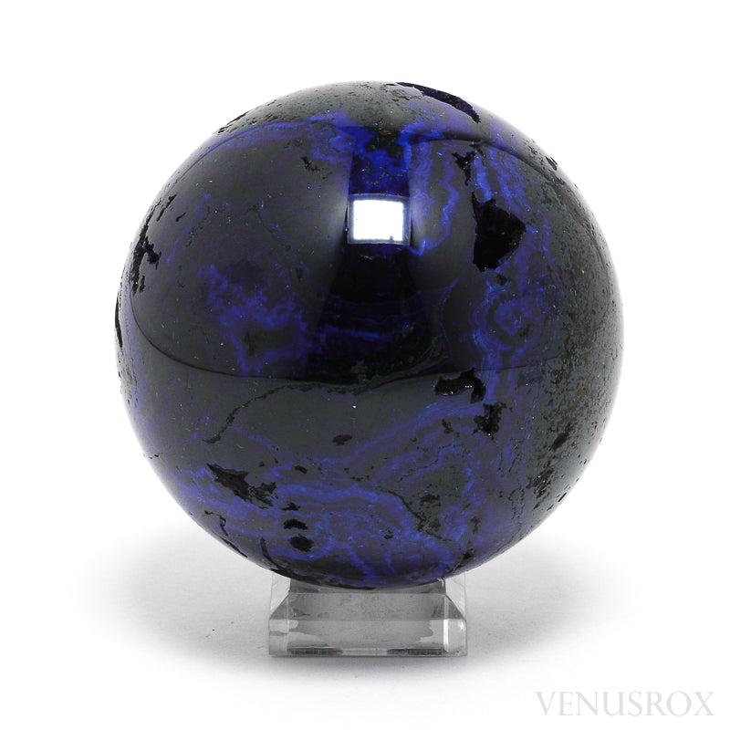 Azurite with Matrix Sphere from the Altai Mountains, Siberia, Russia | Venusrox