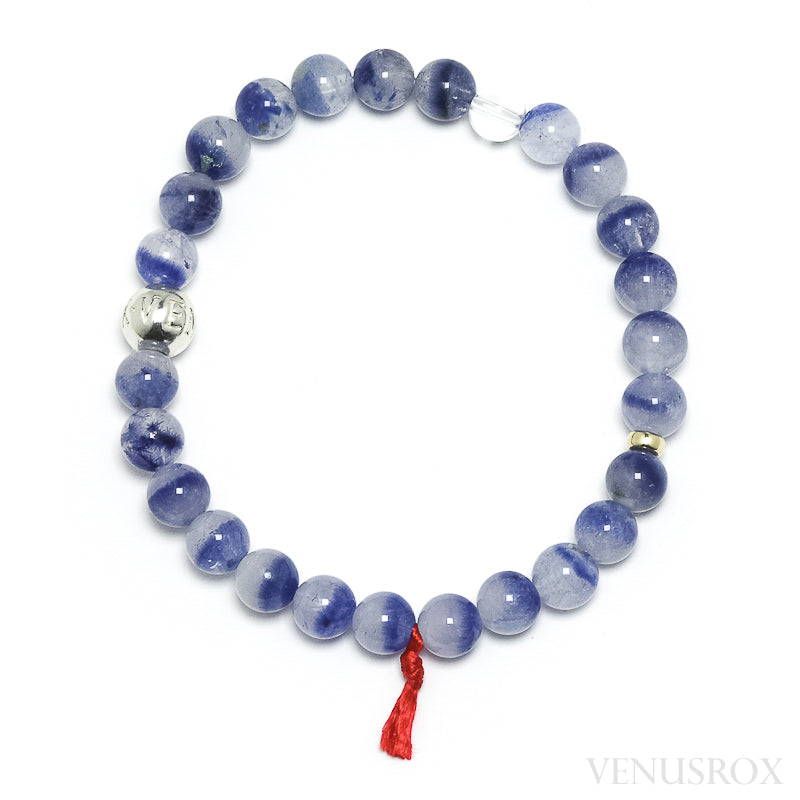 Dumortierite in Quartz Bracelet from Brazil | Venusrox