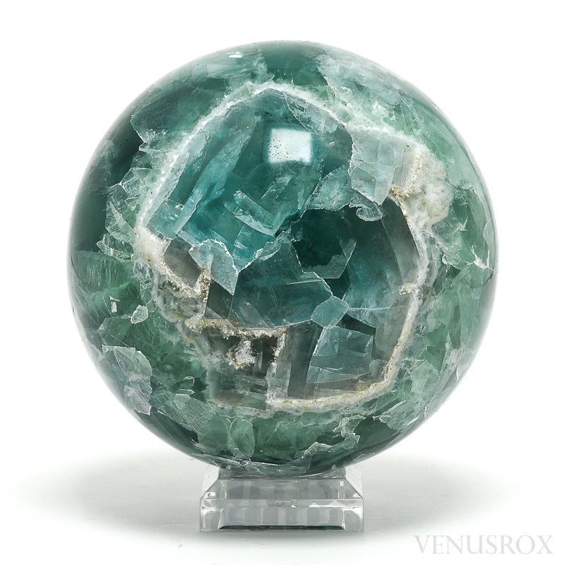 Fluorite Polished Sphere from Mexico | Venusrox