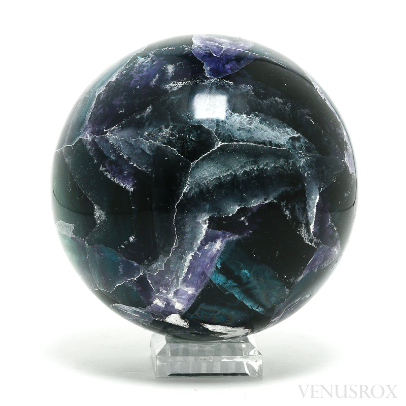 Fluorite Polished Sphere from Mexico | Venusrox