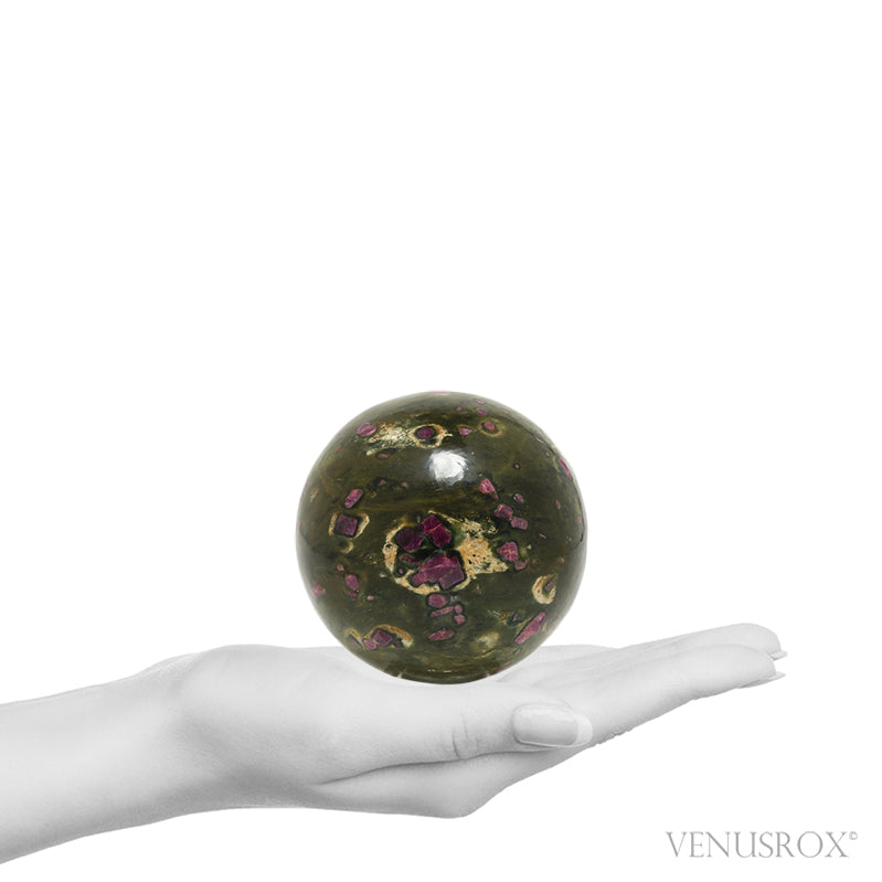 Ruby in Fuchsite Polished Sphere from India | Venusrox