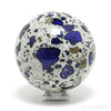 Azurite with Copper & Malachite in Matrix (Kaolinite) Sphere from the Altai Mountains, Siberia, Russia | Venusrox