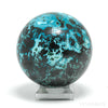 Chrysocolla with Cuprite & Malachite Polished Sphere from the Democratic Republic of Congo | Venusrox