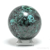 Chrysocolla with Cuprite & Malachite Polished Sphere from the Democratic Republic of Congo | Venusrox