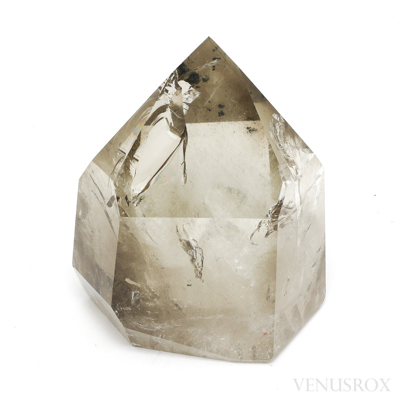 Smoky Phantom Quartz Polished Point from Brazil | Venusrox