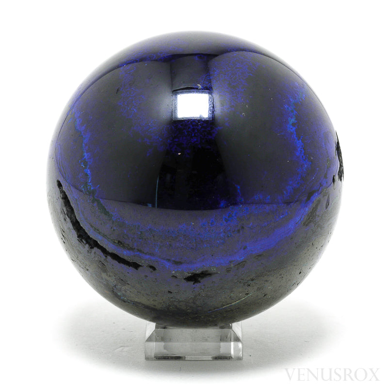Azurite with Matrix Sphere from the Altai Mountains, Siberia, Russia | Venusrox