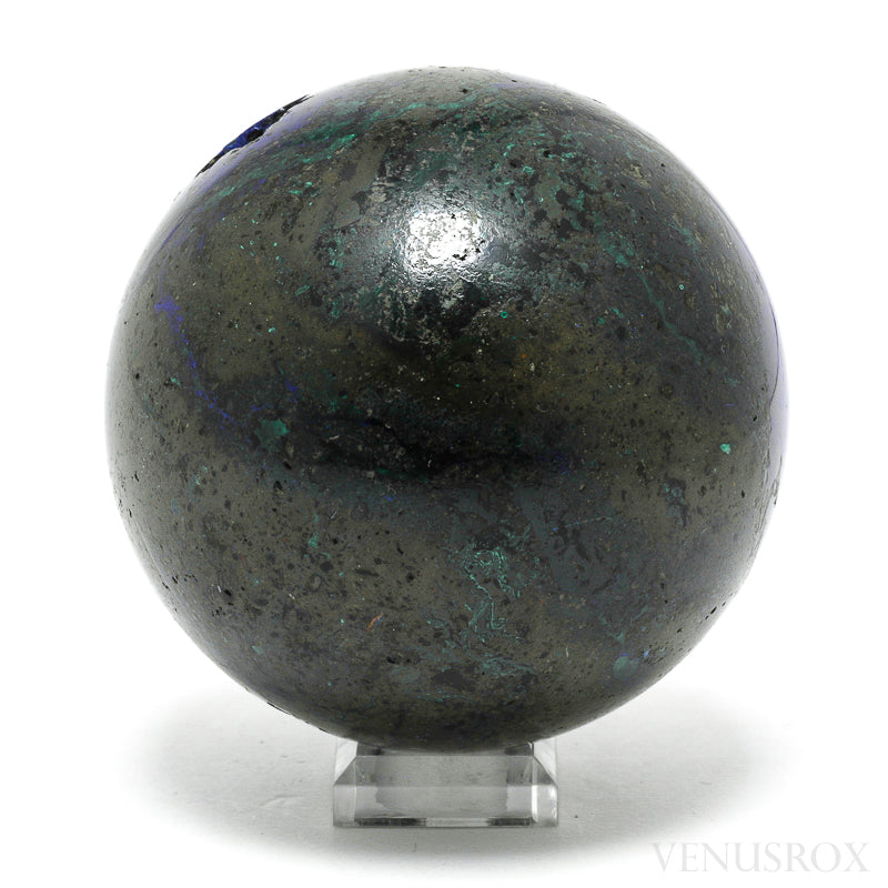 Azurite with Matrix Sphere from the Altai Mountains, Siberia, Russia | Venusrox