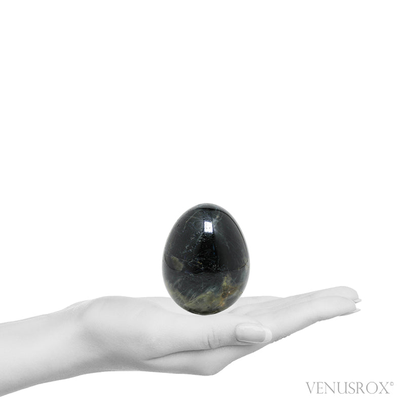 Blue Sapphire Polished Egg from Madagascar | Venusrox