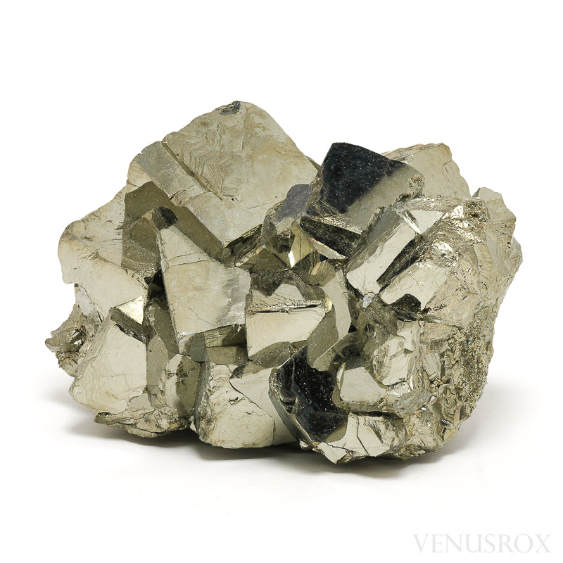 Pyrite Natural Cluster from the Huanzala Mine, Huallanca District, Huanuco Department, Peru | Venusrox