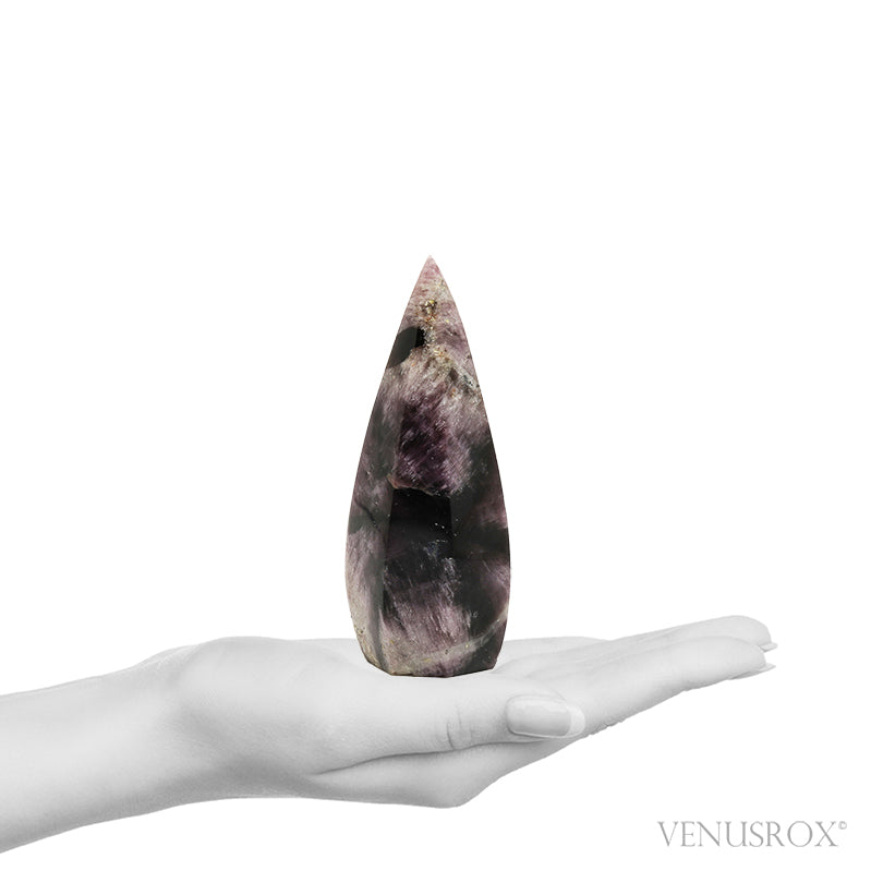 Amethyst Trapiche Polished Flame from Rondônia, Brazil | Venusrox