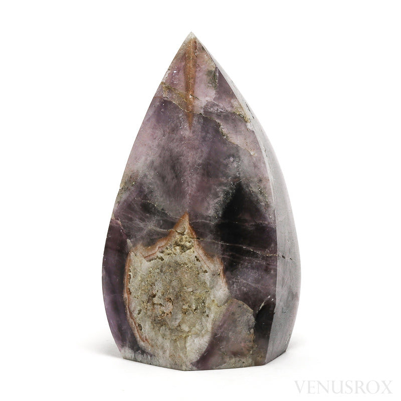Amethyst Trapiche Polished Flame from Rondônia, Brazil | Venusrox