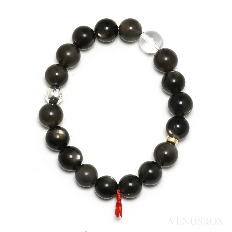 Black Moonstone Bead Bracelet from India | Venusrox