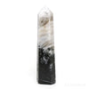 Tourmalinated Quartz Part Polished/Part Natural Point from Brazil | Venusrox