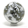 Pyrite in Quartz Polished/Natural Sphere from Peru | Venusrox