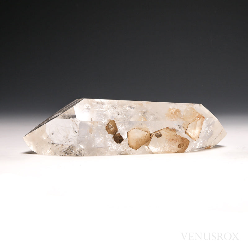 Clear Quartz with Penetrators Polished Double Terminated Point from Brazil | Venusrox