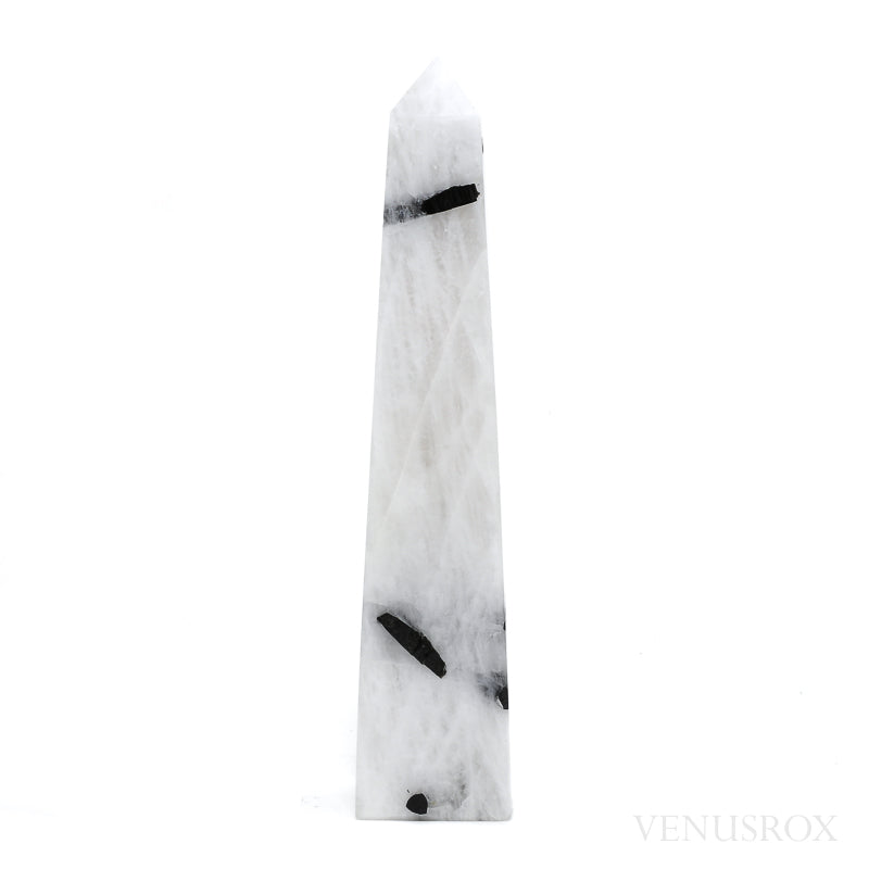 Tourmalinated Quartz Polished Point from Brazil | Venusrox