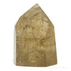 Natural Citrine Polished Point from the Morro Redondo Mine, Coronel Murta, Minas Gerais, Brazil | Venusrox