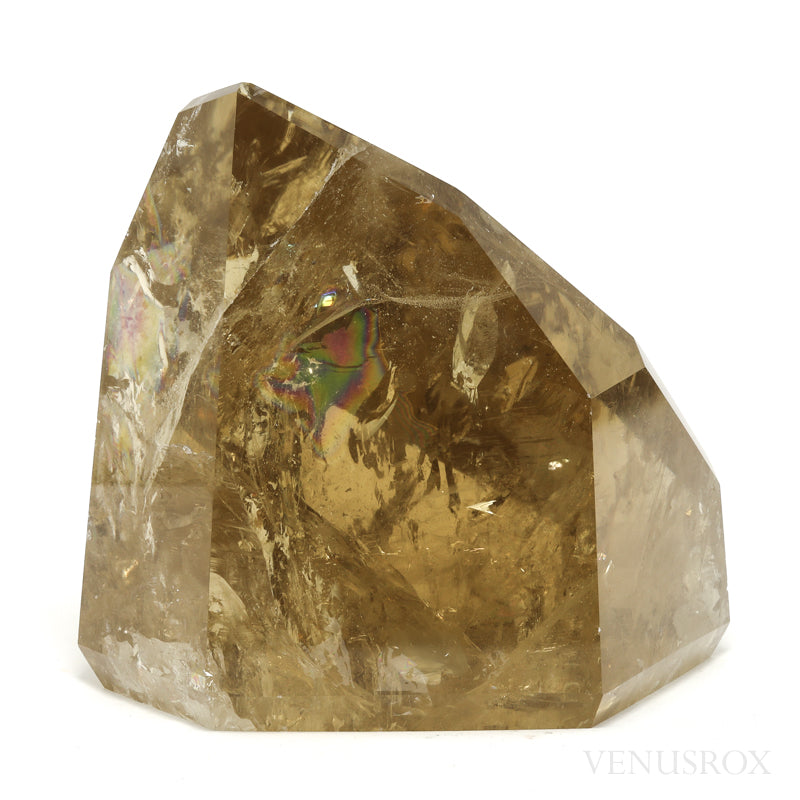 Natural Citrine Polished Point from the Morro Redondo Mine, Coronel Murta, Minas Gerais, Brazil | Venusrox