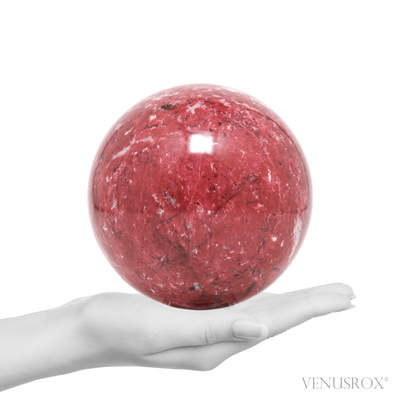 Thulite Sphere from Norway | Venusrox