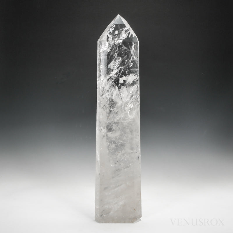 Clear Quartz Polished Point from Tocantins, Brazil | Venusrox