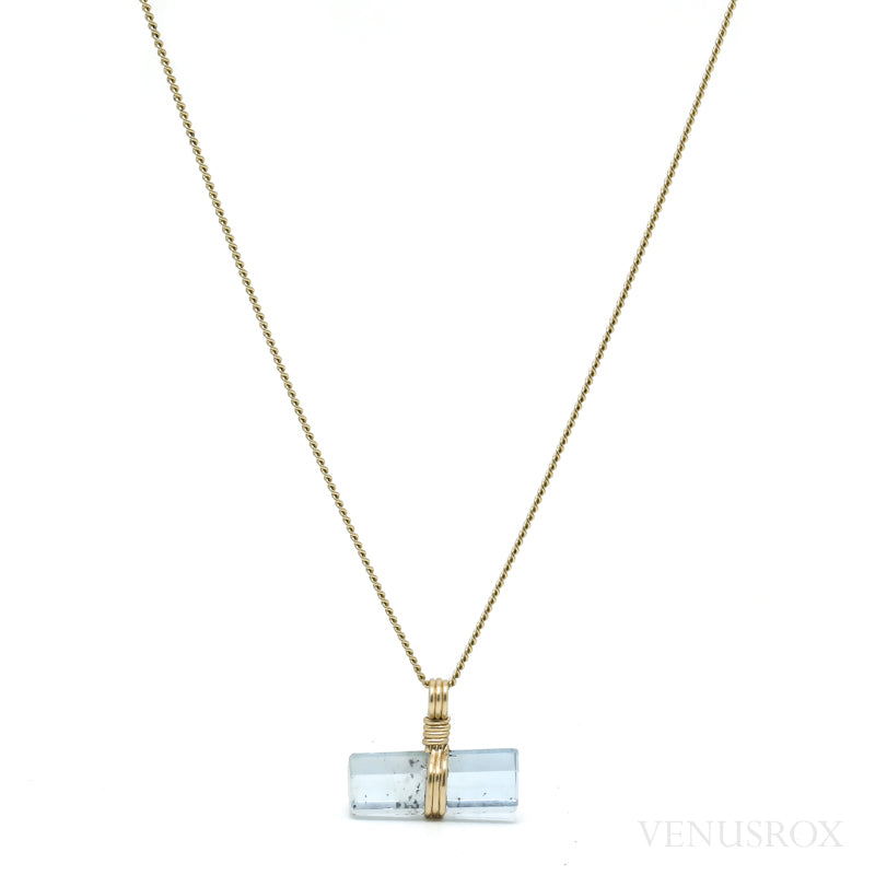 Aquamarine Polished Crystal Pendant from Afghanistan | Venusrox