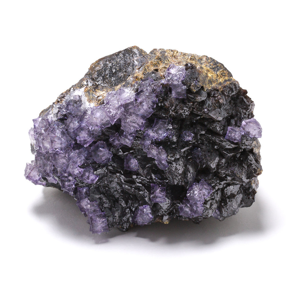 Starburst Fluorite on Sphalerite Natural Cluster - Venusrox - 1