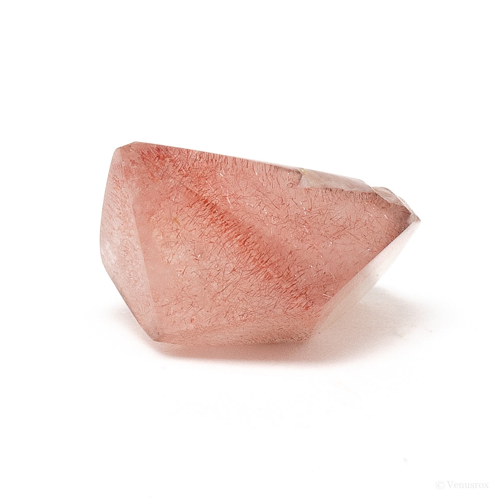 Strawberry Quartz Part Polished/Part Natural Point from Shymkent Region, Kazakhstan | Venusrox