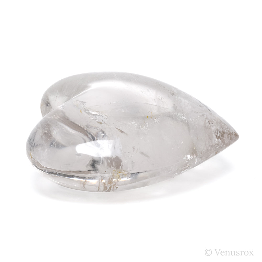 Clear Quartz Polished Heart Crystal from Brazil | Venusrox