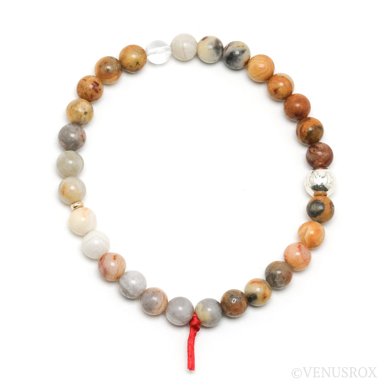 Crazy Lace Agate Bracelet from Mexico | Venusrox