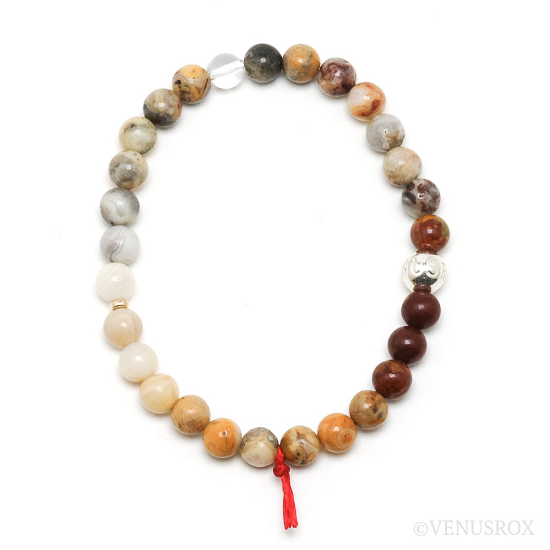 Crazy Lace Agate Bracelet from Mexico | Venusrox