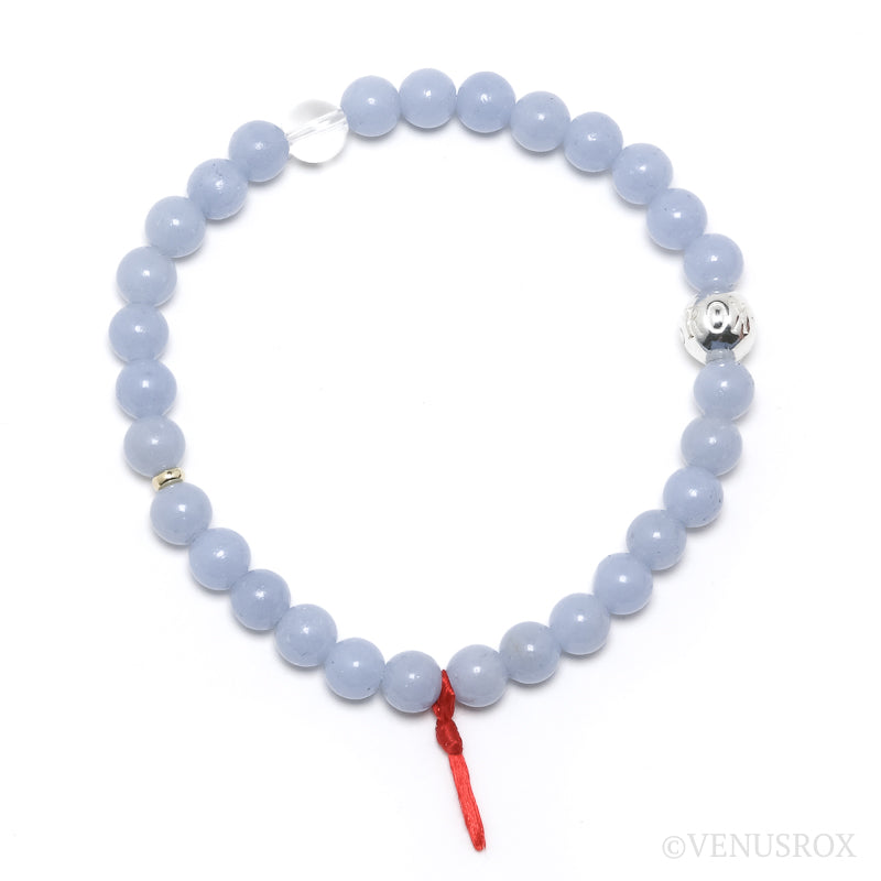 Angelite Bead Bracelet from Peru | Venusrox