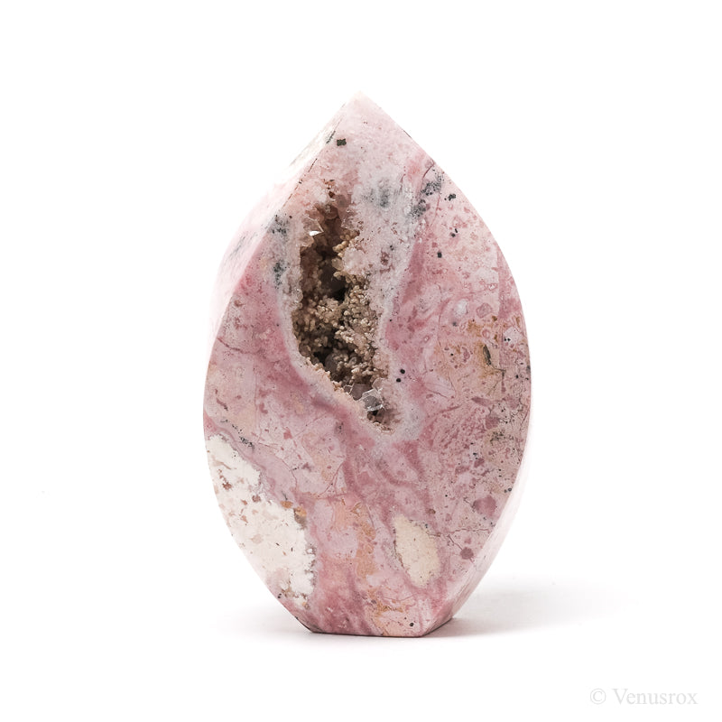 Rhodonite with Quartz Polished Flame from Peru | Venusrox