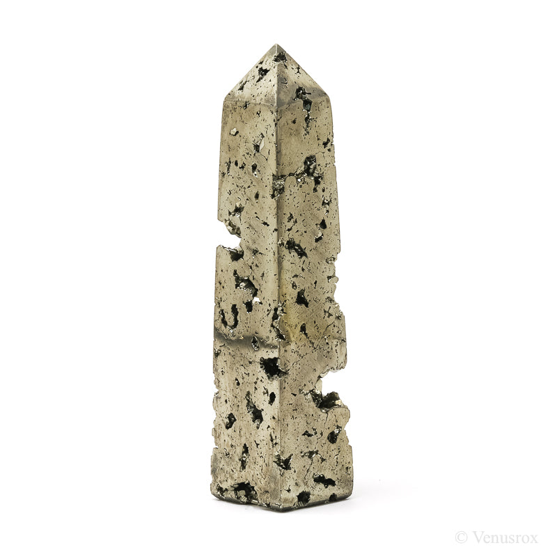 Pyrite Polished/Natural Geode Point from Peru | Venusrox