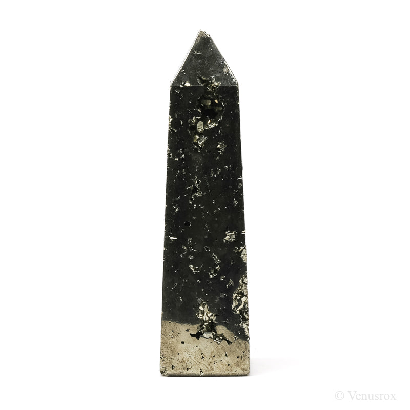 Pyrite Polished/Natural Geode Point from Peru | Venusrox