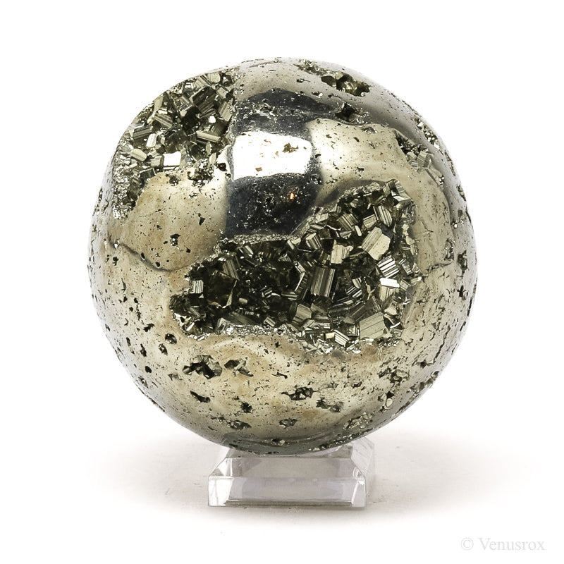 Pyrite Geode Sphere from Peru | Venusrox