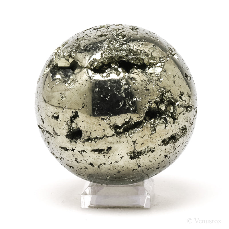 Pyrite Geode Sphere from Peru | Venusrox