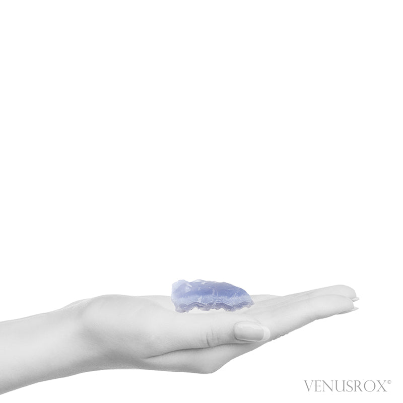 Blue Chalcedony Natural Crystal from Chikwawa, Malawi | Venusrox