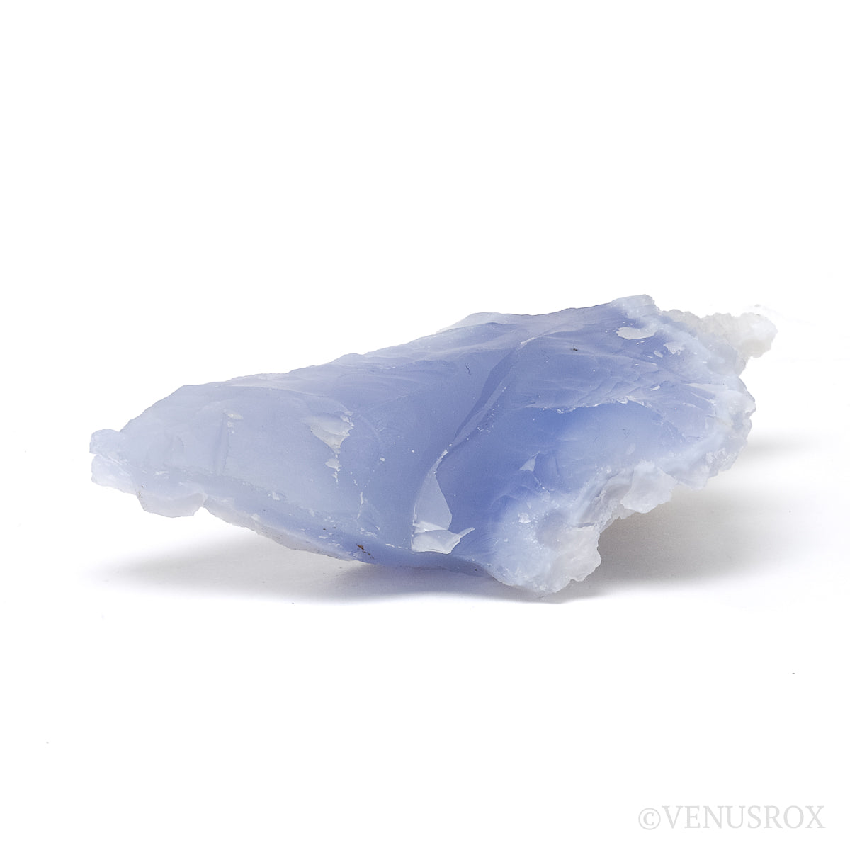 Blue Chalcedony Natural Crystal from Chikwawa, Malawi | Venusrox
