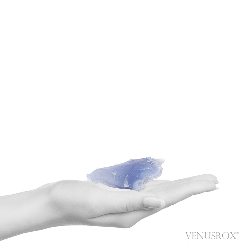 Blue Chalcedony Natural Crystal from Chikwawa, Malawi | Venusrox