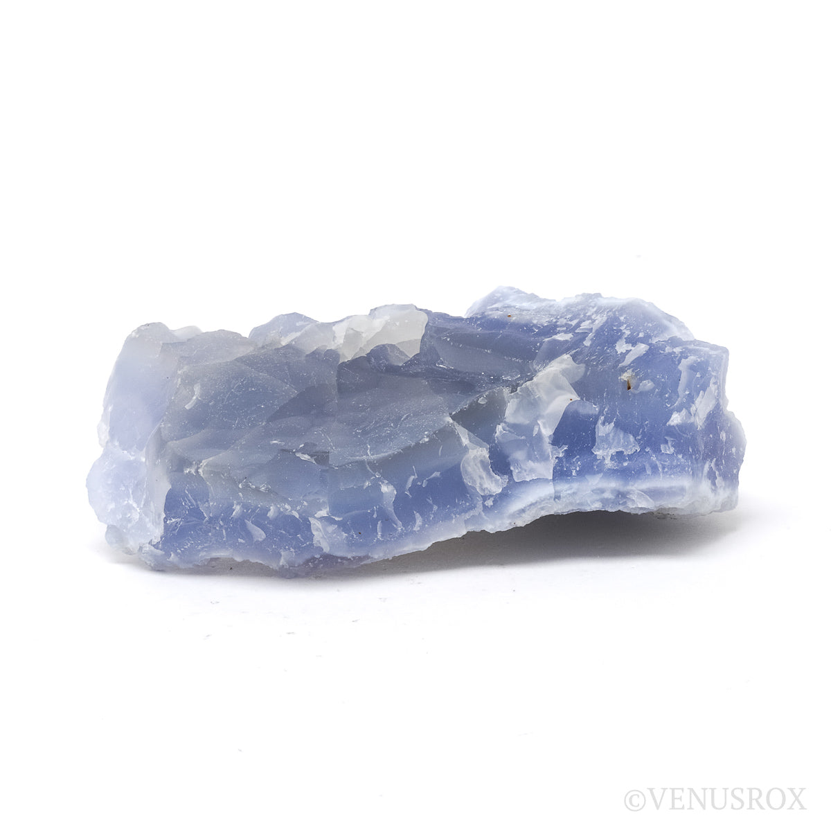Blue Chalcedony Natural Crystal from Chikwawa, Malawi | Venusrox