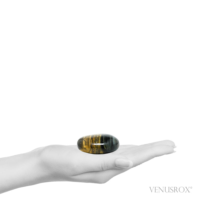 Tigers Eye with Falcons Eye Polished Crystal from South Africa | Venusrox