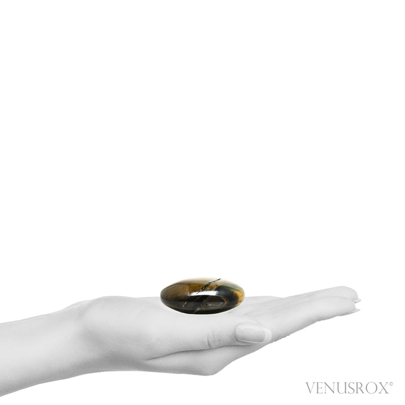 Tigers Eye with Falcons Eye Polished Crystal from South Africa | Venusrox