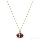 Ruby Polished Crystal Pendant from India | Venusrox