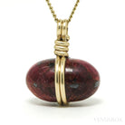 Ruby Polished Crystal Pendant from India | Venusrox
