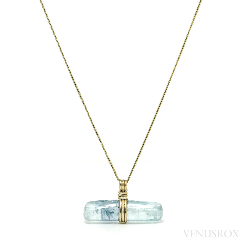 Aquamarine Polished Crystal Pendant from Russia | Venusrox