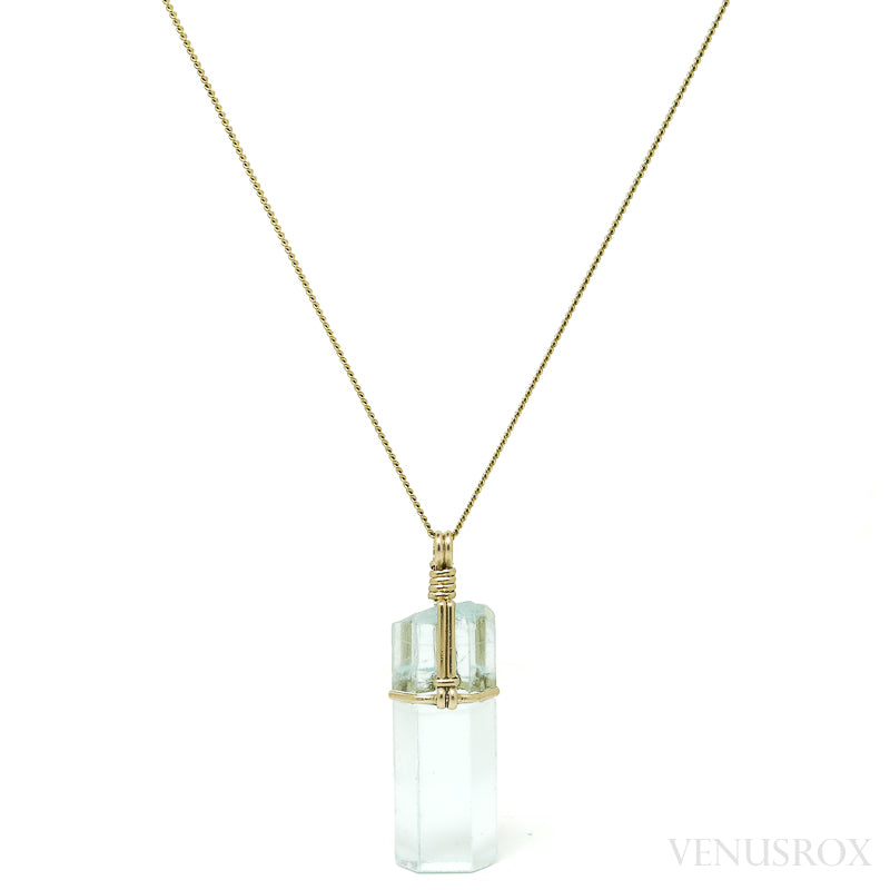Aquamarine Natural Crystal Pendant from Pakistan | Venusrox