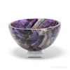 Chevron Amethyst Polished Bowl from India | Venusrox